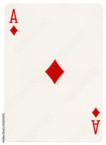 Playing Card - Ace of Diamonds photo