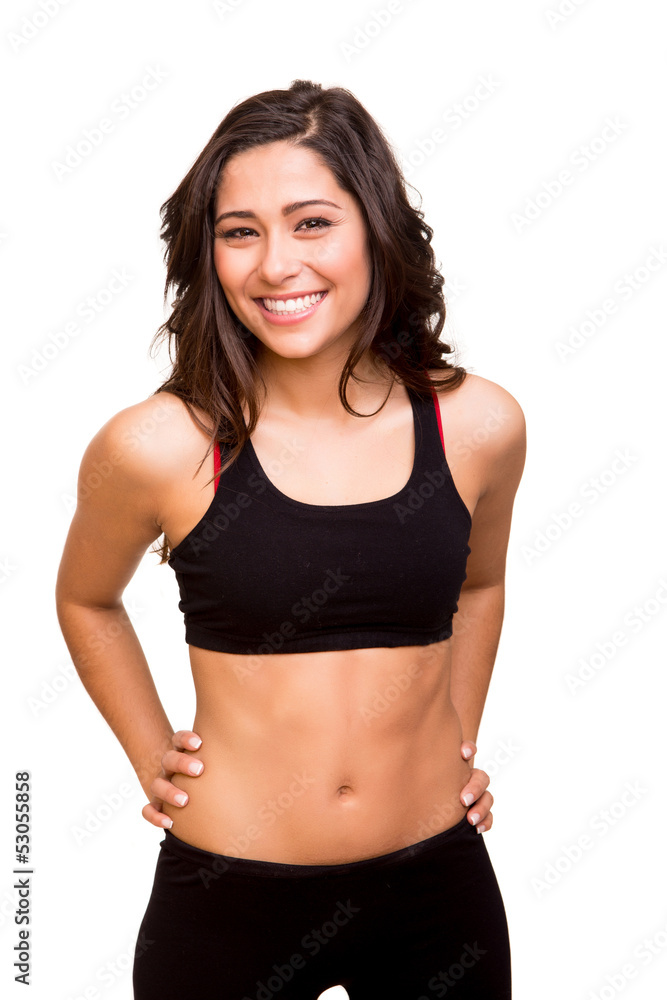Beautiful fitness woman posing Beautiful fitness woman posing