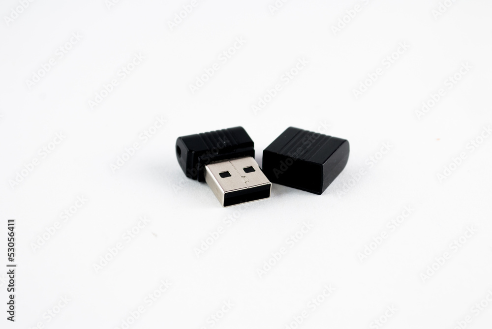 Usb flash memory isolated on the white background Usb flash memory isolated on the white background