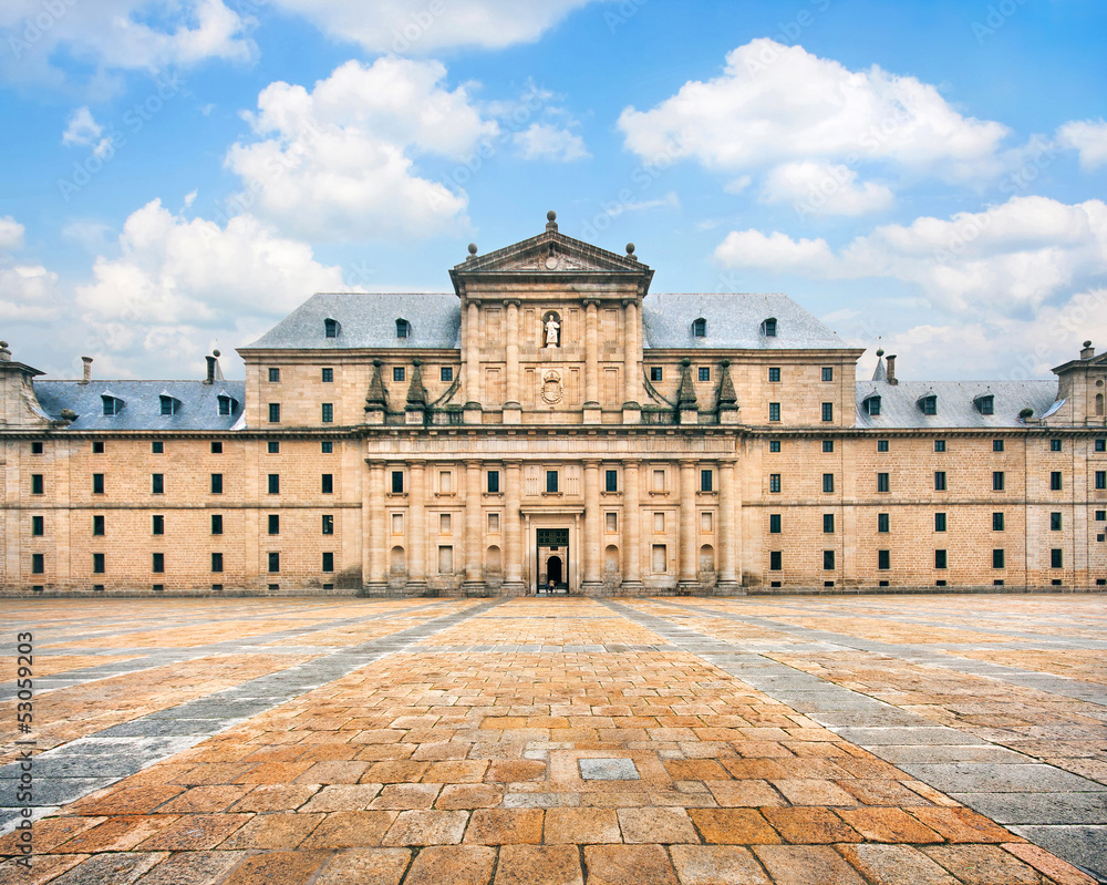 Obraz premium Royal Monastery of San Lorenzo de El Escorial near Madrid, Spain