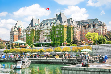 Papier peint photo Canada Beautiful view of Inner Harbour of Victoria, BC, Canada  © JFL Photography