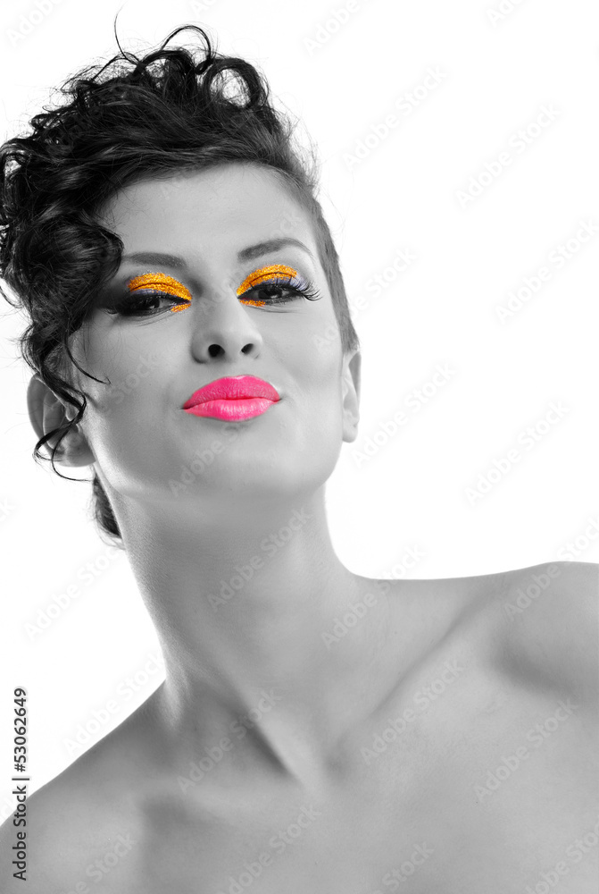 Beautiful Woman with Luxury Makeup Beautiful Woman with Luxury Makeup