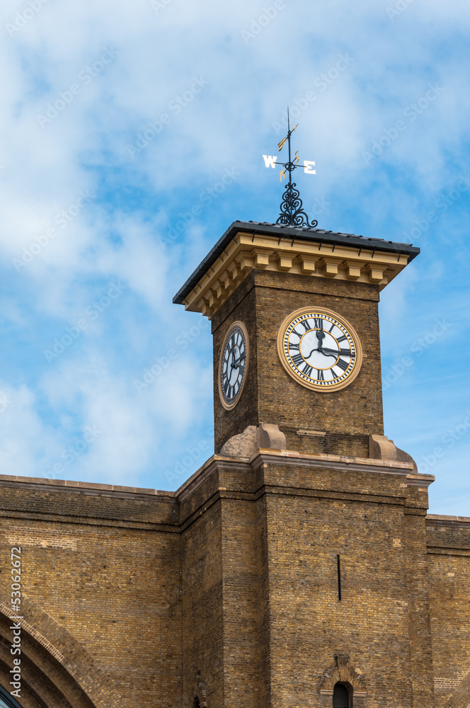 London King's Cross station clock, England, UK