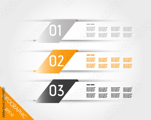 orange transparent three oblique stickers