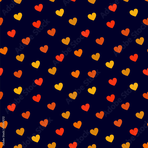 Simple hearts seamless patt...