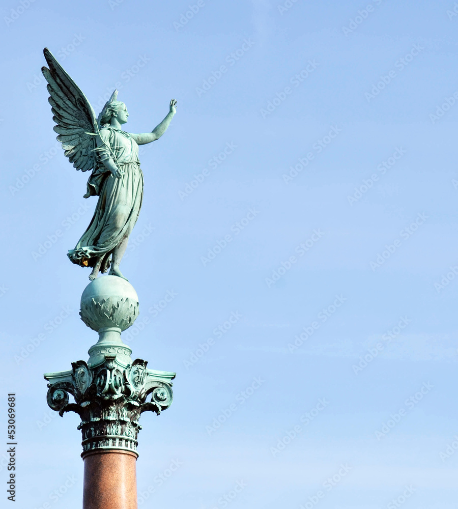 Angel statue in Copenhagen  Denkamrk