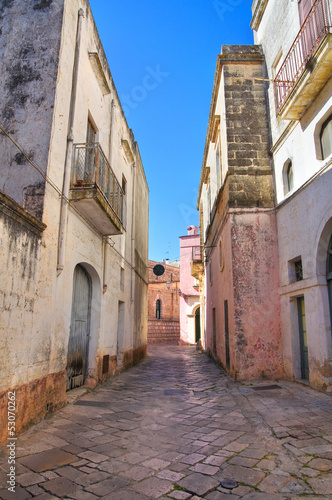 Fototapeta Naklejka Na Ścianę i Meble -  Alleyway. Alessano. Puglia. Italy.