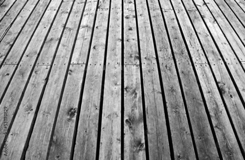 Wooden background texture with perspective