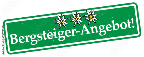 Bergsteiger-Angebot