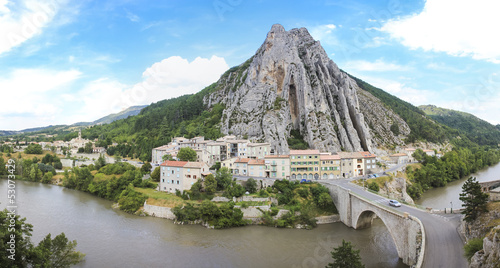 Obraz na plátně sisteron river durance route napoleon