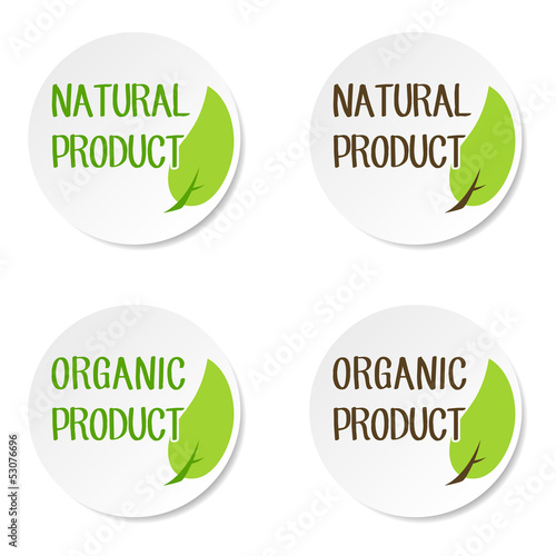 Green product icons