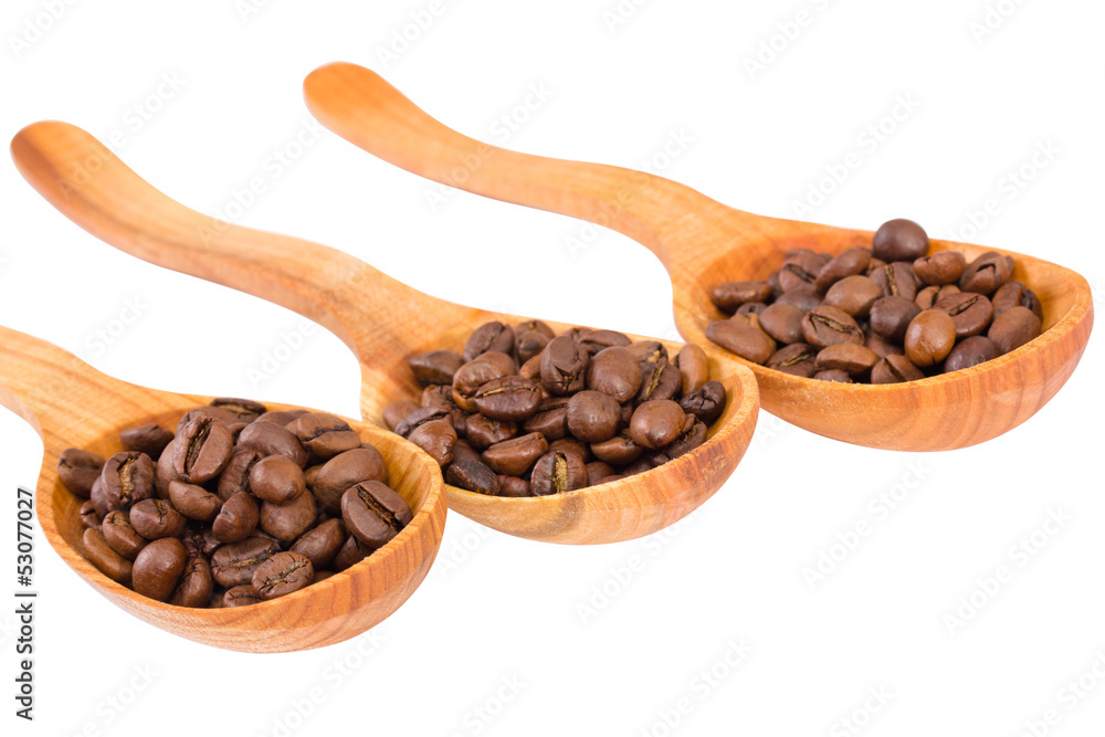 Obraz premium spoon with coffee