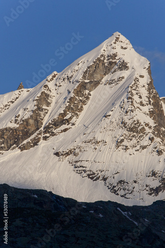 mountain landscape at sunset