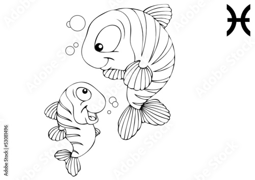 Fische  Pisces  Poissons  Piscis  Sternzeichen  Tierkreiszeichen