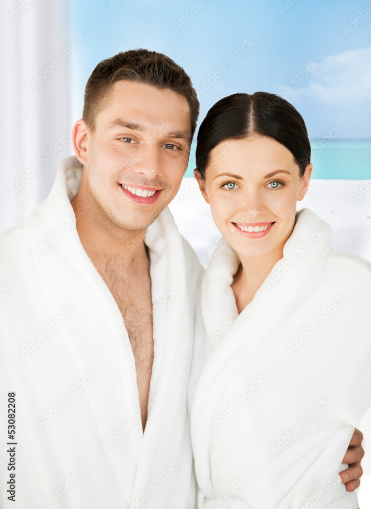 couple in spa