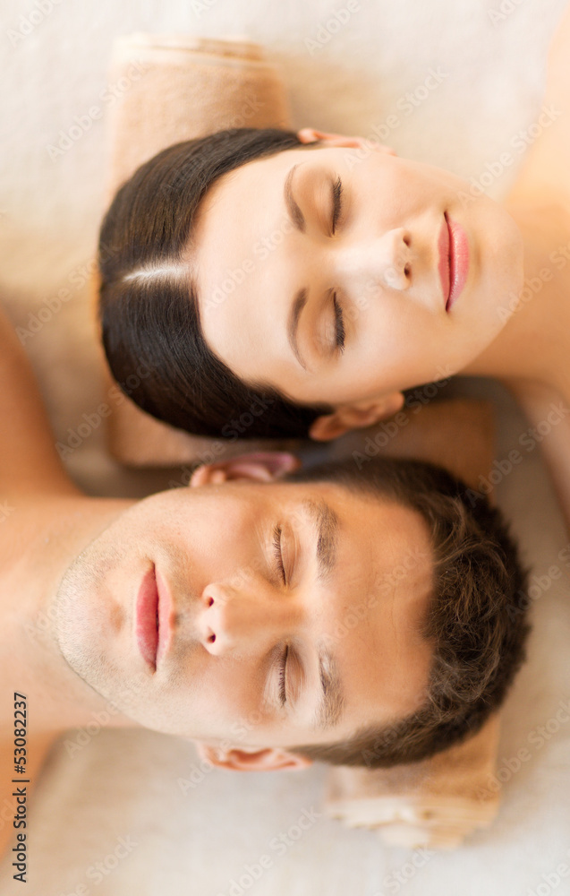 Obraz premium couple in spa