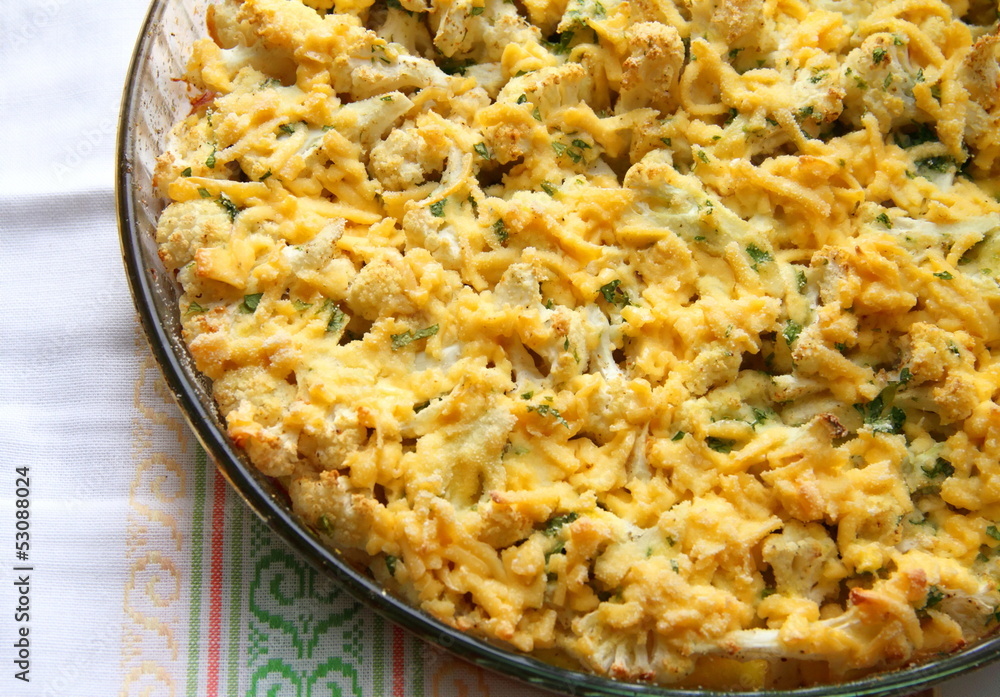 Casserole with cauliflower Casserole with cauliflower