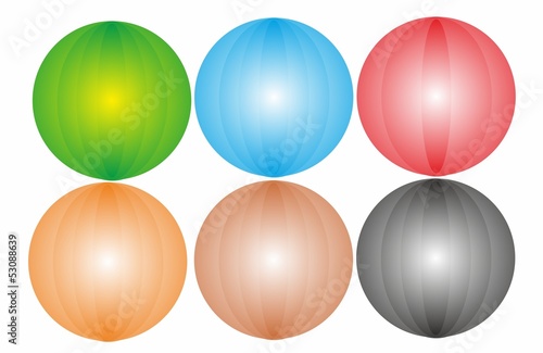 vector spheres balles