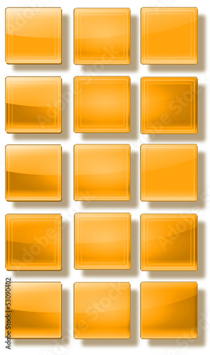 Web Buttons glossy- set