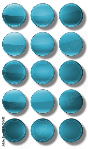 Web Buttons glossy- set