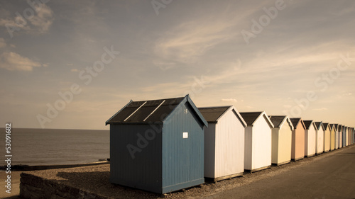 Felixstowe beach, cold filter, afternoon, Suffolk, England © Imran's Photography