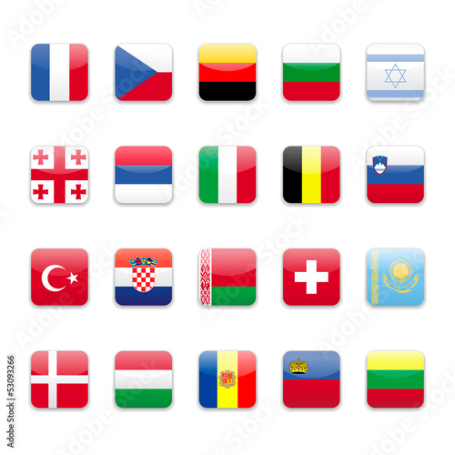 Free Download Europe flags round icon set - GFXLoad