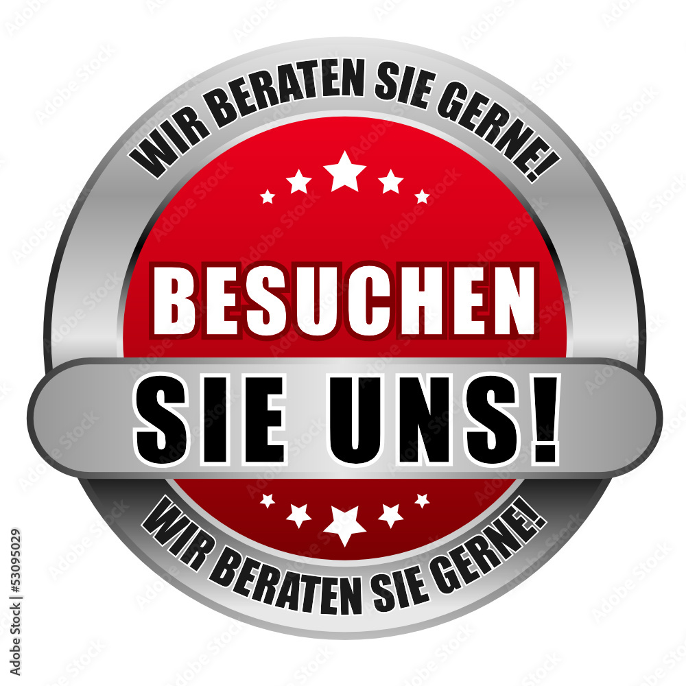 5 Star Button rot BESUCHEN SIE UNS WBSG WBSG 5 Star Button rot BESUCHEN SIE UNS WBSG WBSG