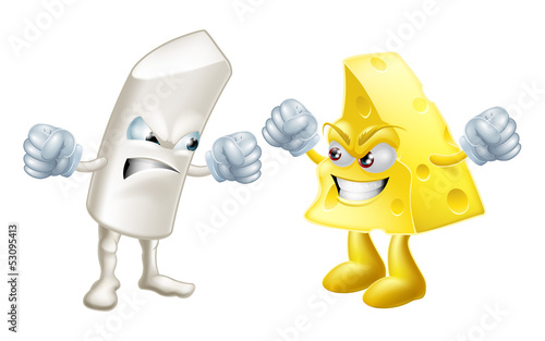 Like chalk and cheese