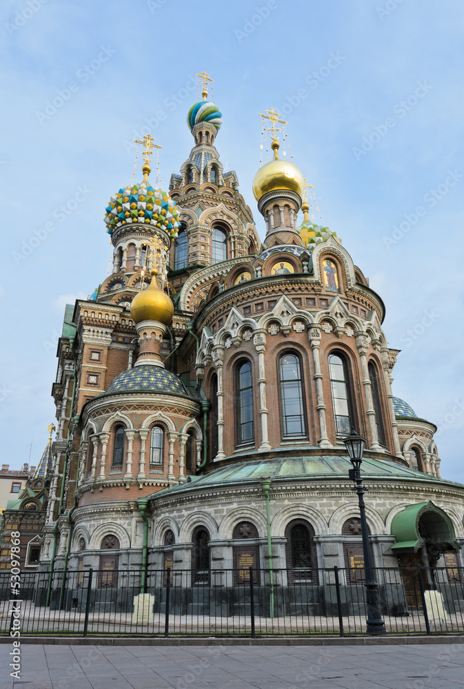 Church of the Savior on Spilled Blood in St.Petersburg, Russia