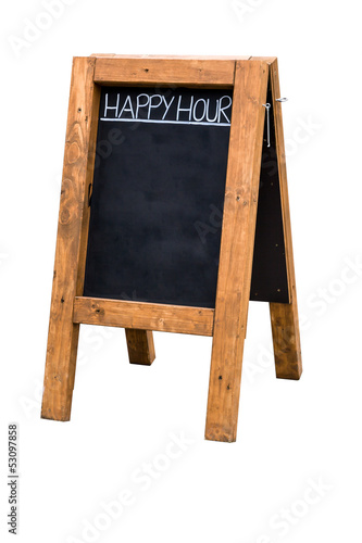 Happy Hour - Reduzierter Preis auf Aufsteller