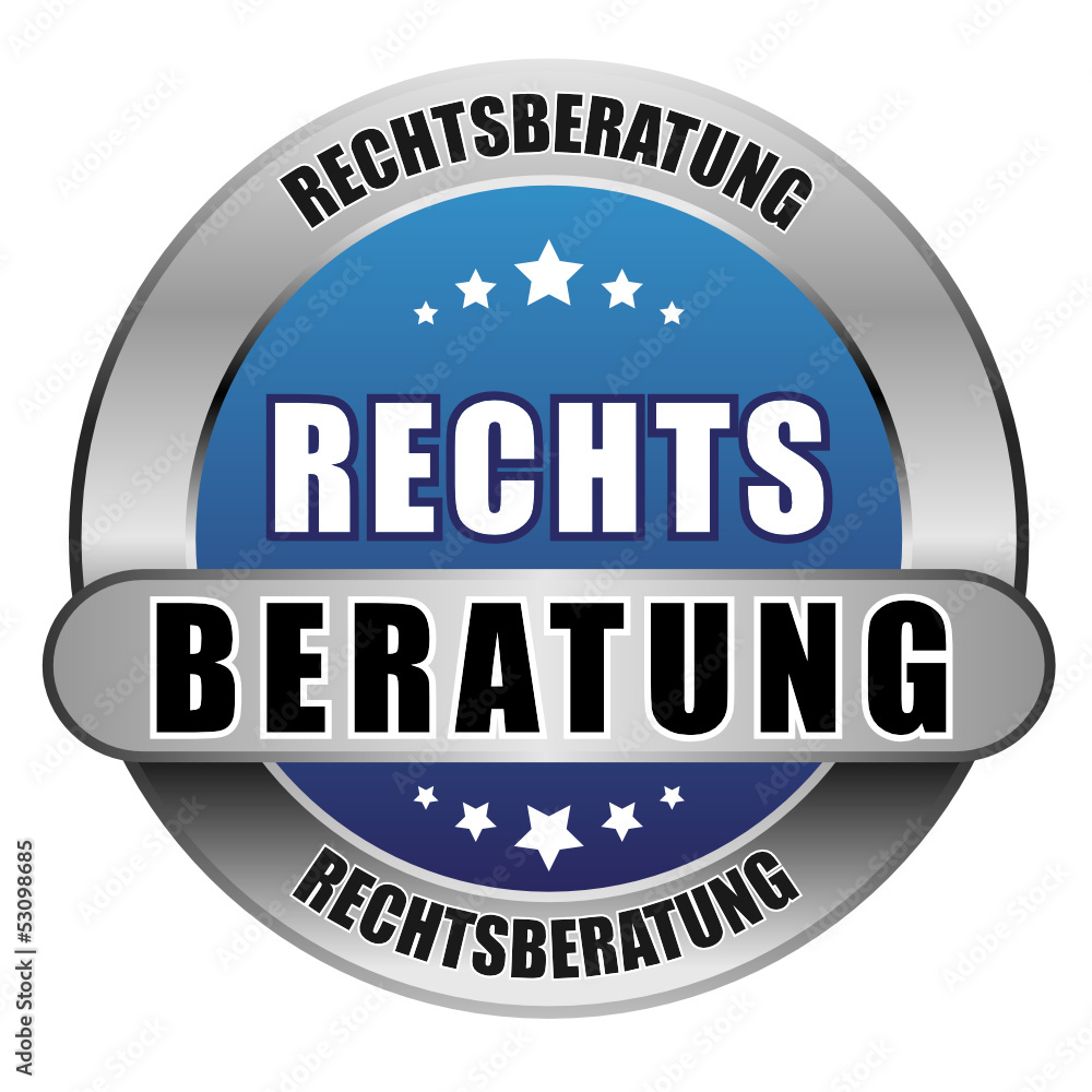 5 Star Button blau RECHTSBERATUNG DTO DTO 5 Star Button blau RECHTSBERATUNG DTO DTO