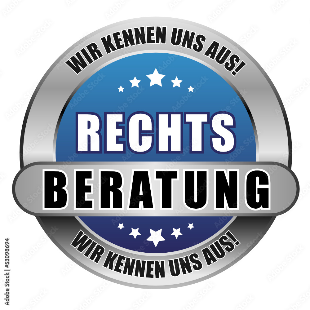 5 Star Button blau RECHTSBERATUNG WKUA WKUA 5 Star Button blau RECHTSBERATUNG WKUA WKUA