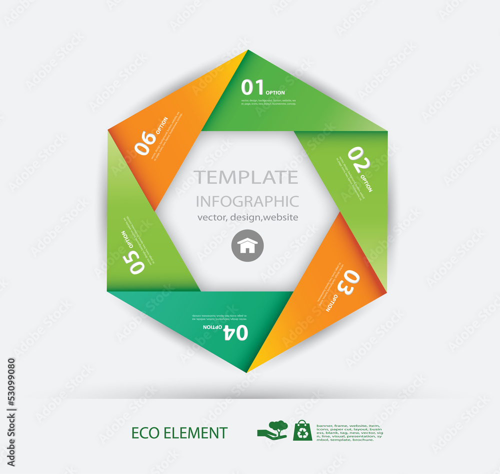 paper eco and numbers design template paper eco and numbers design template