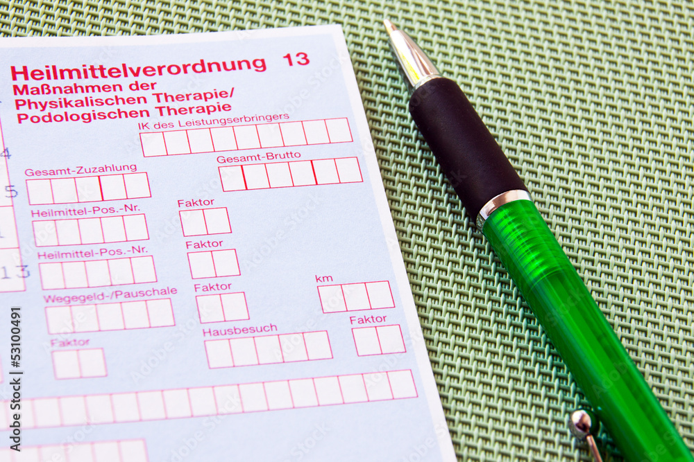 Heilmittelverordnung StockFoto Adobe Stock