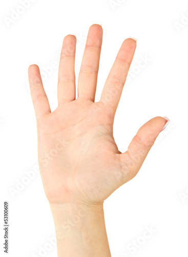 Finger Spelling the Alphabet in American Sign Language (ASL).