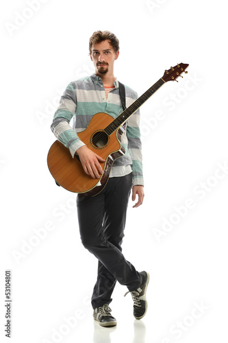 Young Man With Acoustic Guitar