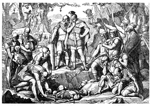 Ancient Rome - Funerals : dead Legionnaires