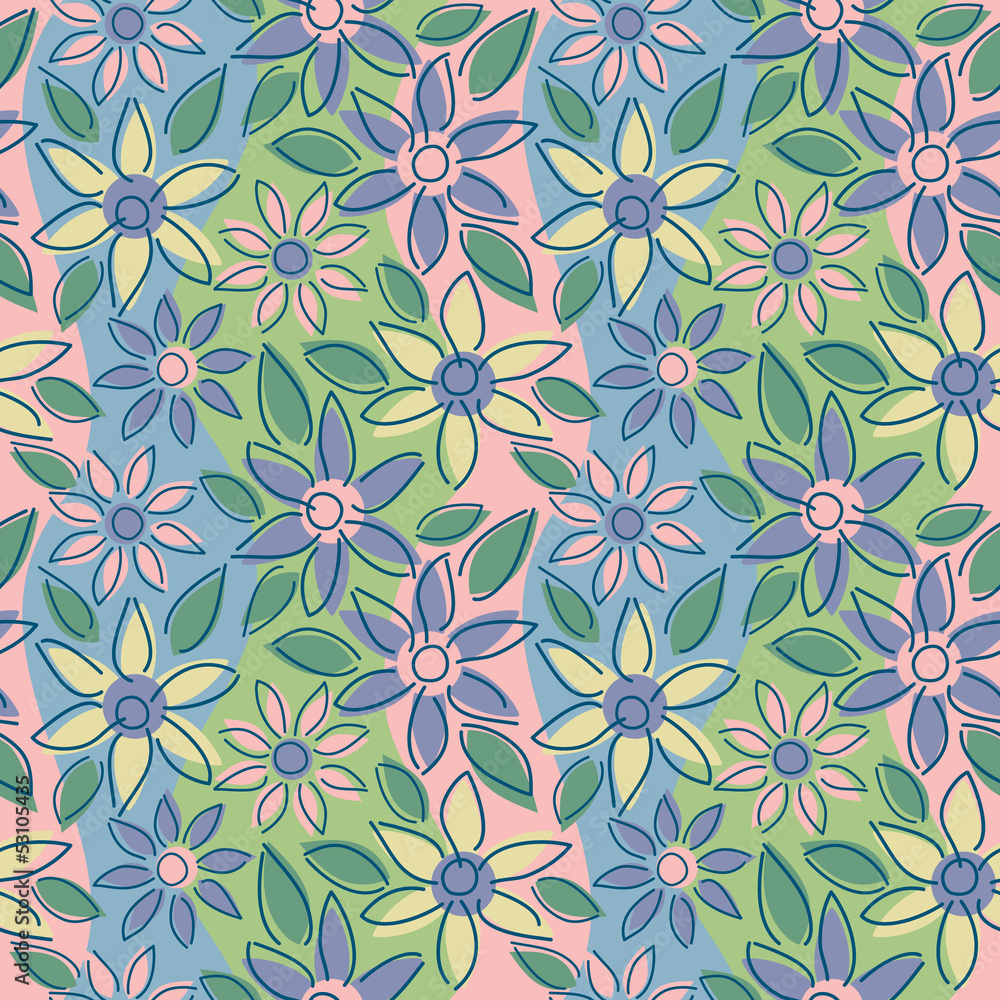Free-Form Floral Pattern Free-Form Floral Pattern