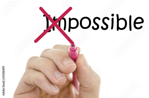 Plakat Making word impossible possible