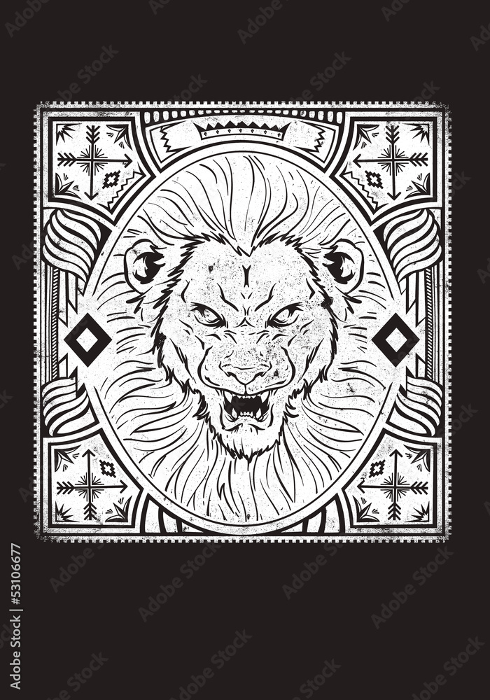Obraz premium Lion cast