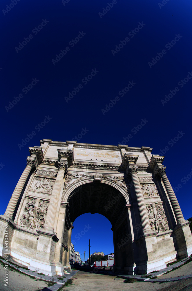 Marseille triumphal arch