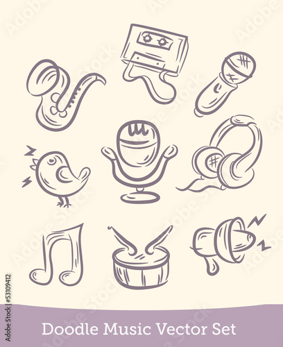 music set doodle