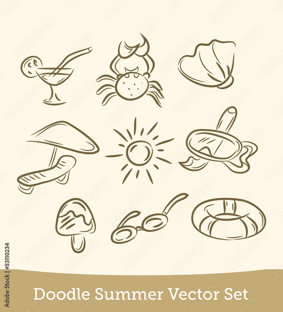 doodle summer set