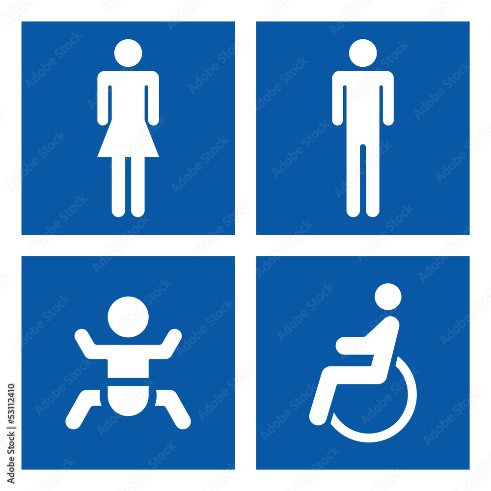 Toilette signs