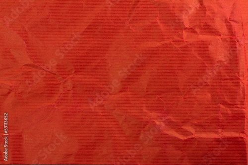 Red wrapping paper detail