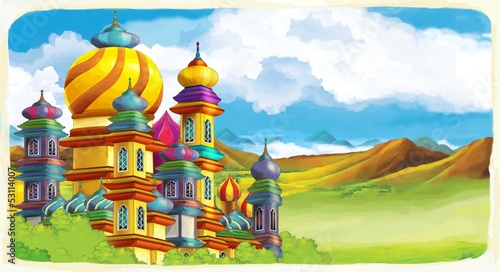 The Arabian- castles - knights and fairies