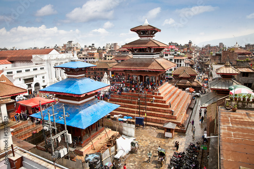 Durbar square in  Bhaktapur in Kathmandu valley, Nepal. photo