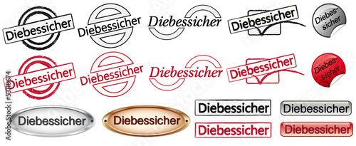 Buttonset Diebessicher