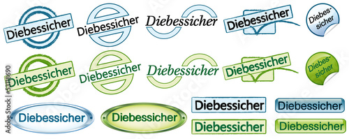 Buttonset Diebessicher