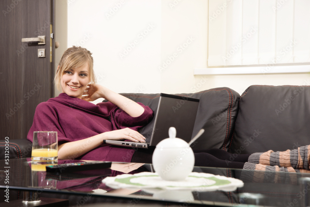 Working at home Working at home